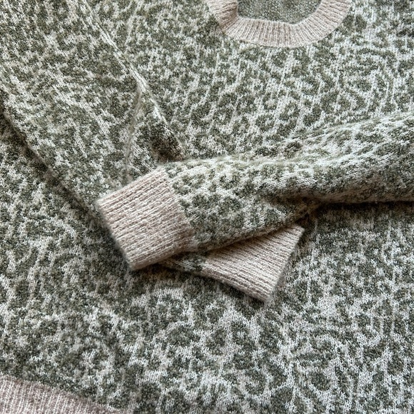 MADEWELL Pullover Sweater in Leopard size S - Picture 6 of 8
